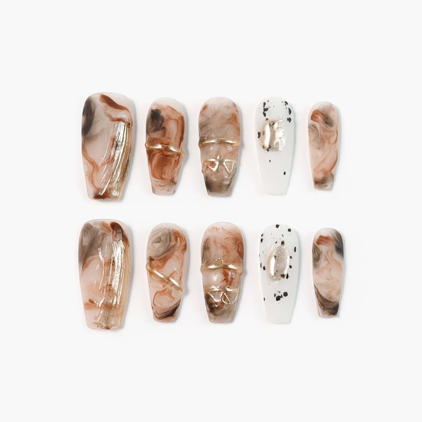 Ink& Glow Medium Squoval Nails